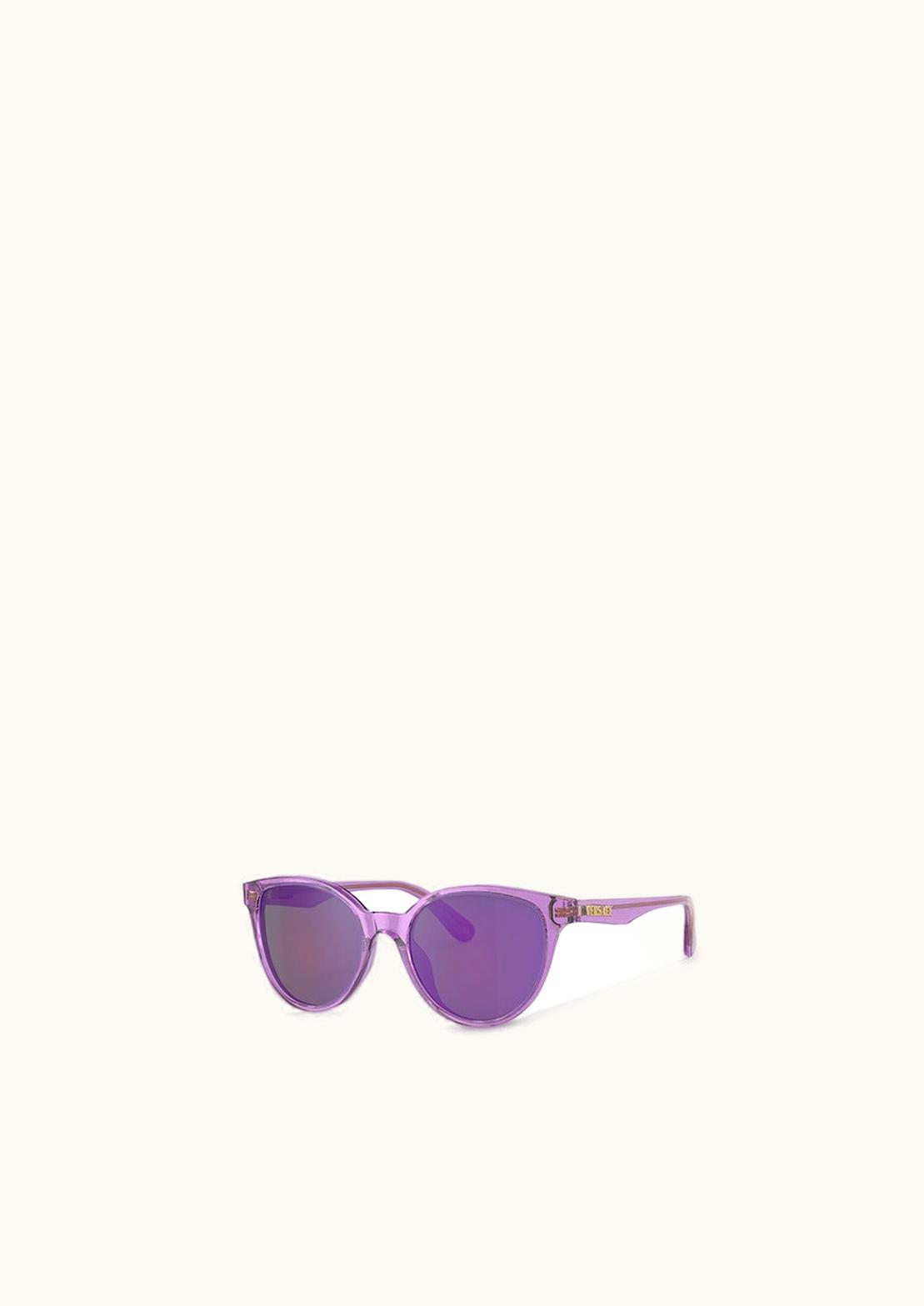 Versace Versace Glitter Logo Kids Sunglasses Purple