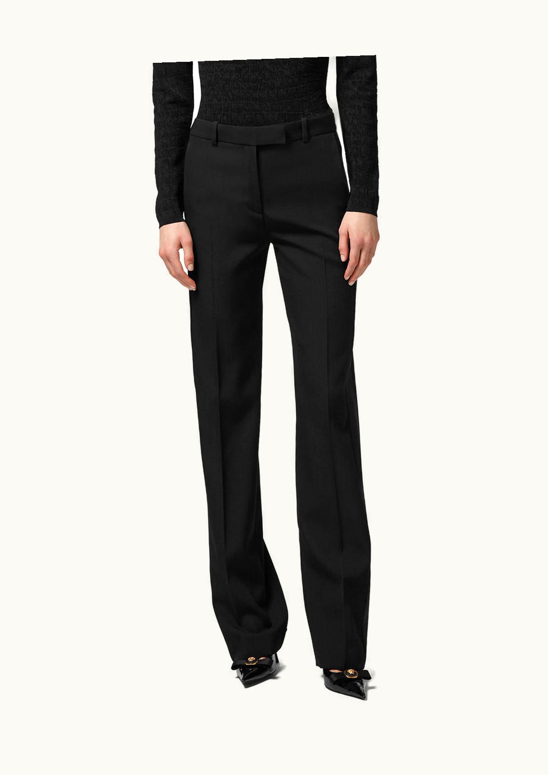 Versace Versace Grain De Poudre Formal Trousers Black