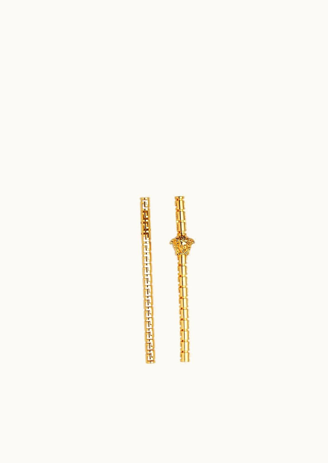 Versace Versace Greca Asymmetric Earrings Gold