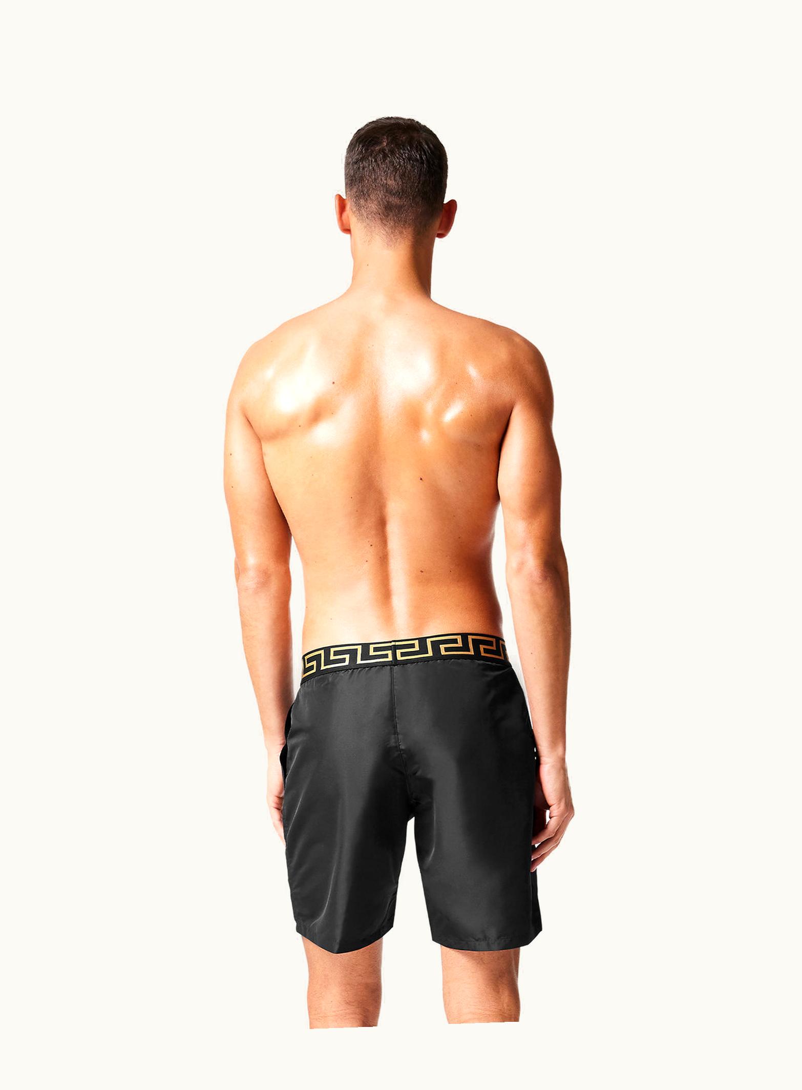Versace Versace Greca Border Boardshorts Black