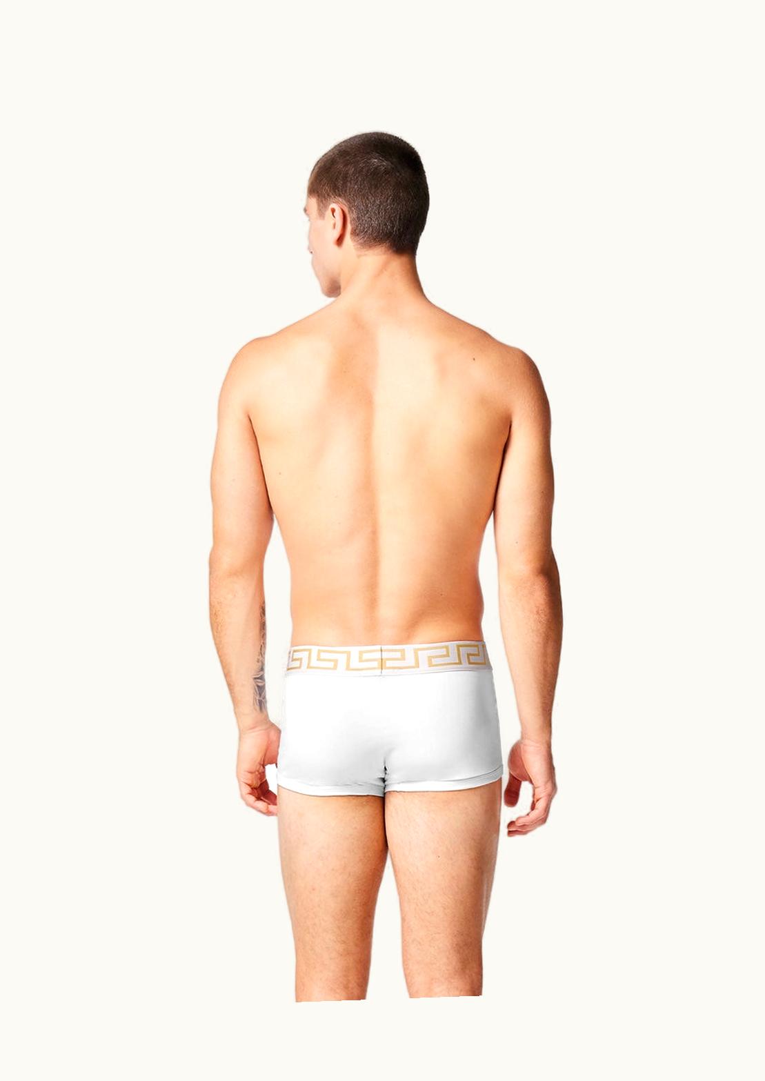 Versace Versace Greca Border Medusa Trunks 3-Pack Black, White, Gray