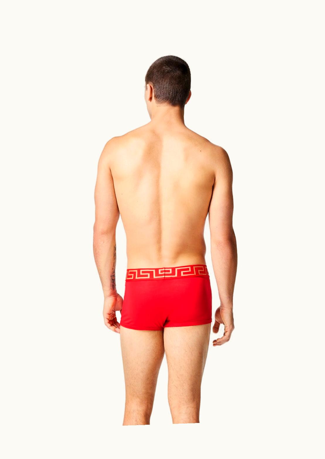 Versace Versace Greca Border Trunks Red
