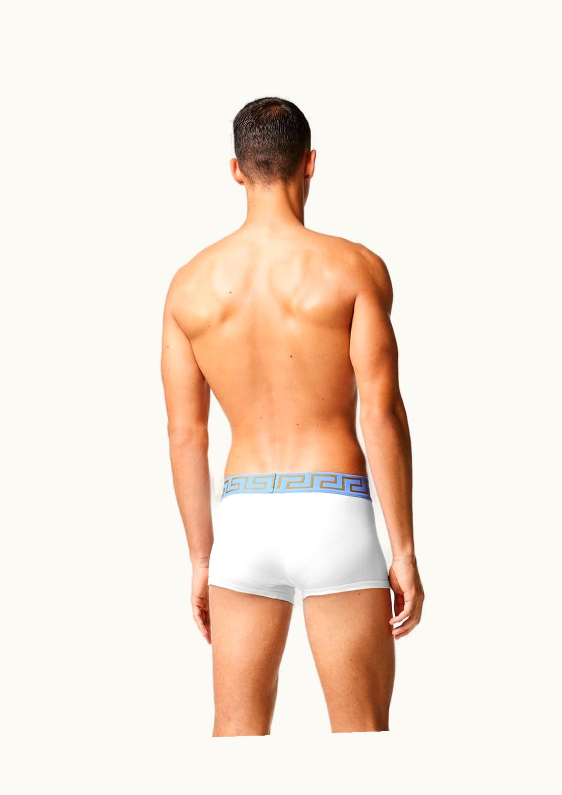 Versace Versace Greca Border Trunks White