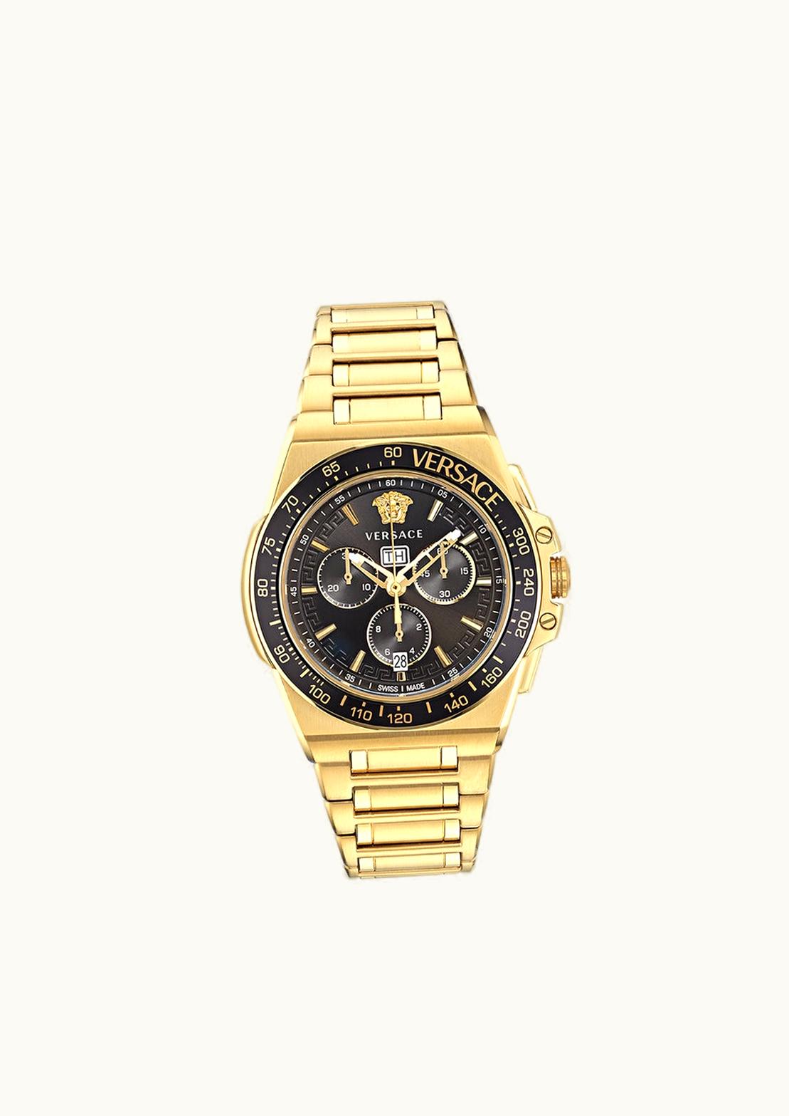 Versace Versace Greca Extreme Chrono Watch Gold