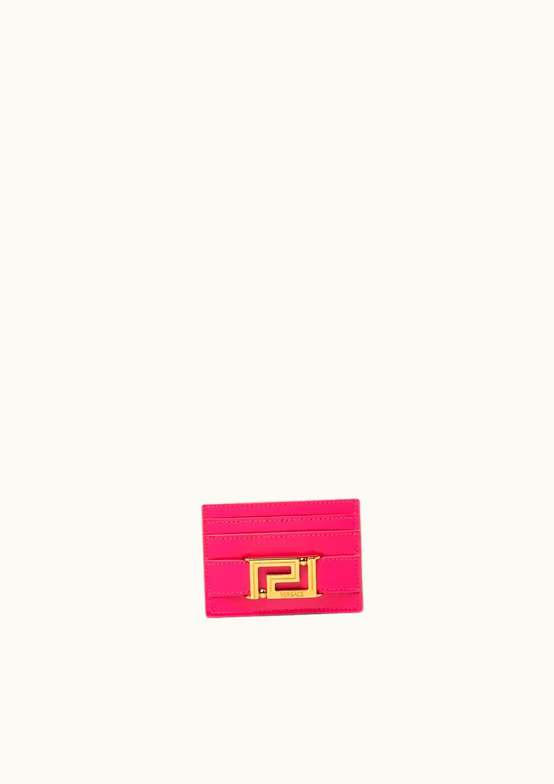 Versace Versace Greca Goddess Card Holder Pink