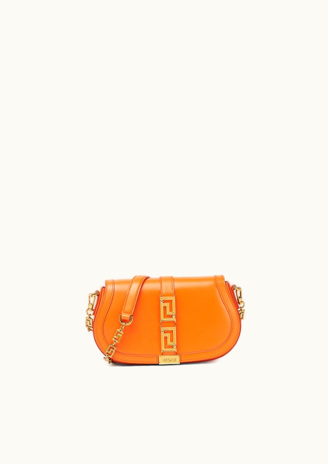 Versace Versace Greca Goddess Shoulder Bag Orange