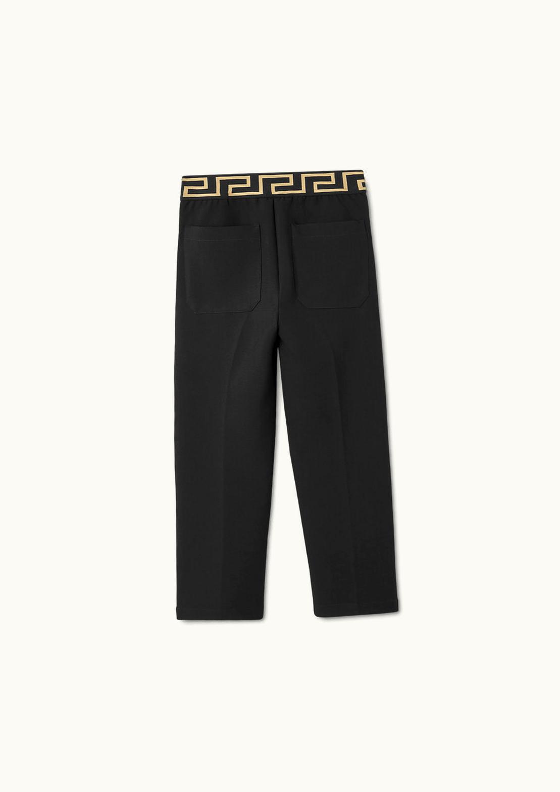 Versace Versace Greca Kids Trousers Black