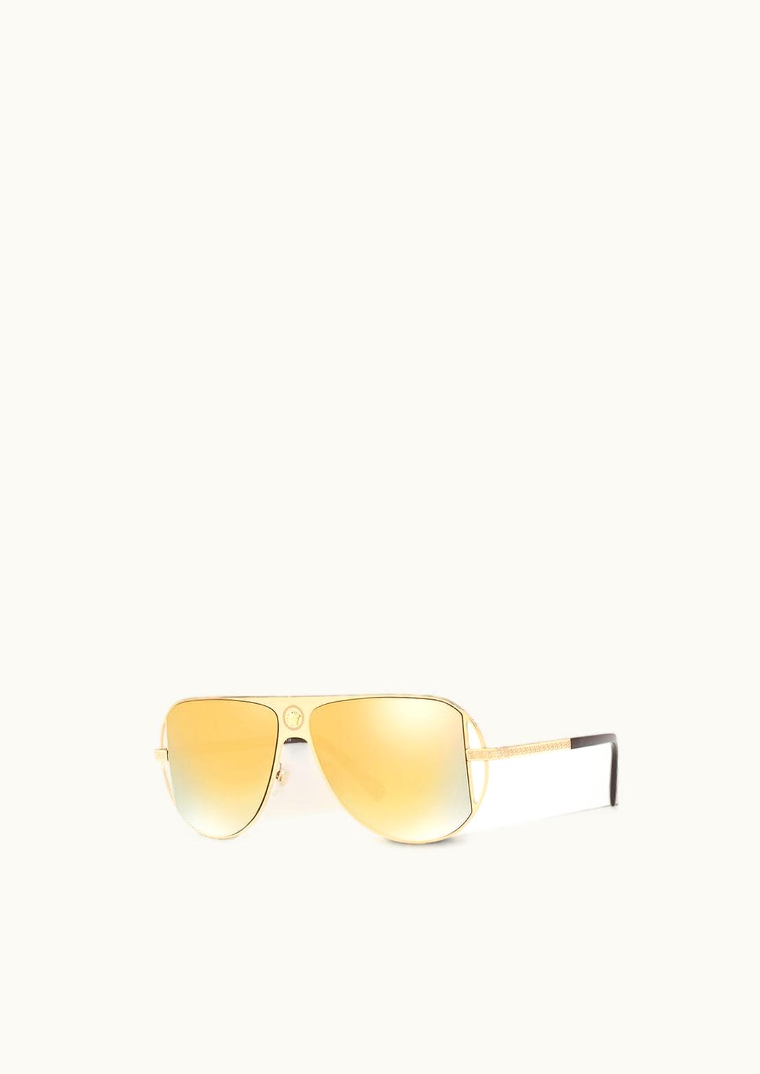 Versace Versace Grecamania Pilot Sunglasses Gold