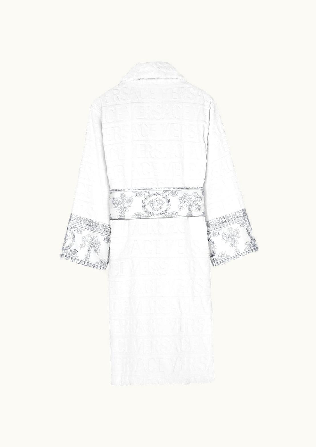 Versace Versace I ♡ Baroque Bathrobe White, Silver