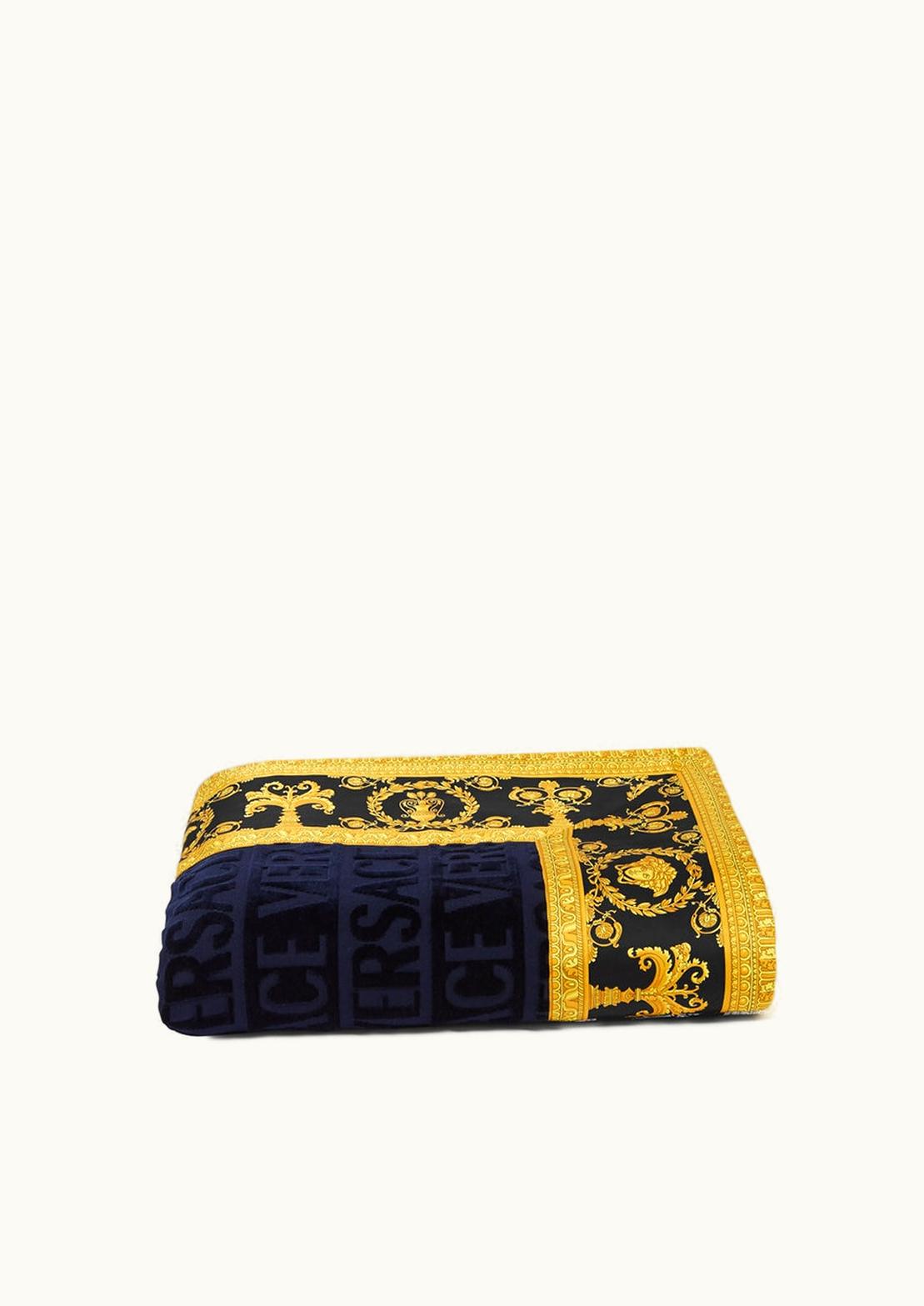Versace Versace I ♡ Baroque Beach Towel Blue