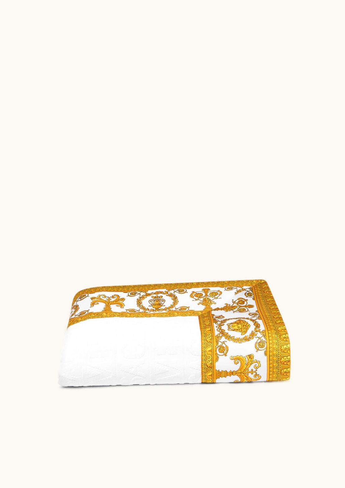 Versace Versace I ♡ Baroque Beach Towel White