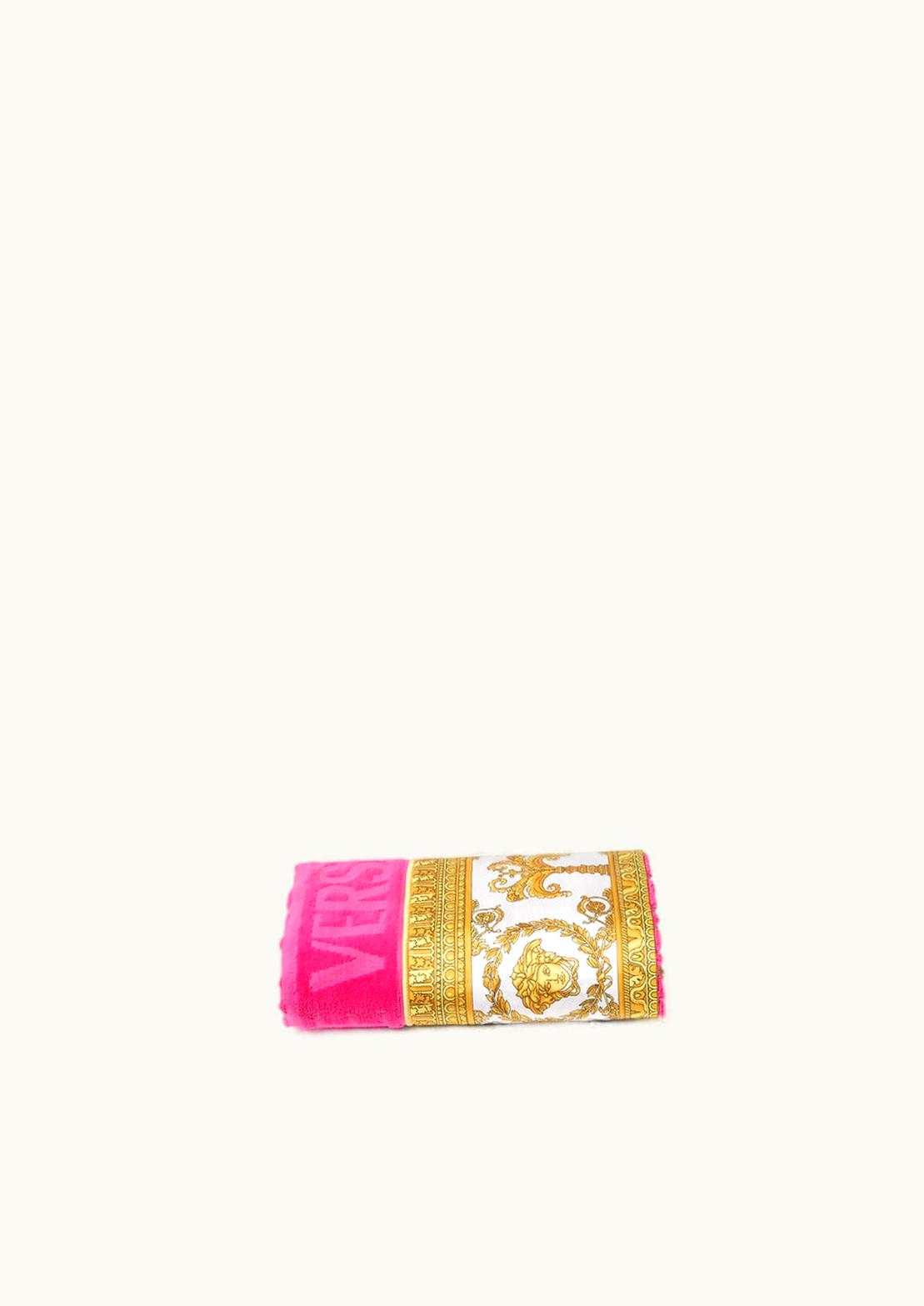 Versace Versace I ♡ Baroque Hand Towel Pink