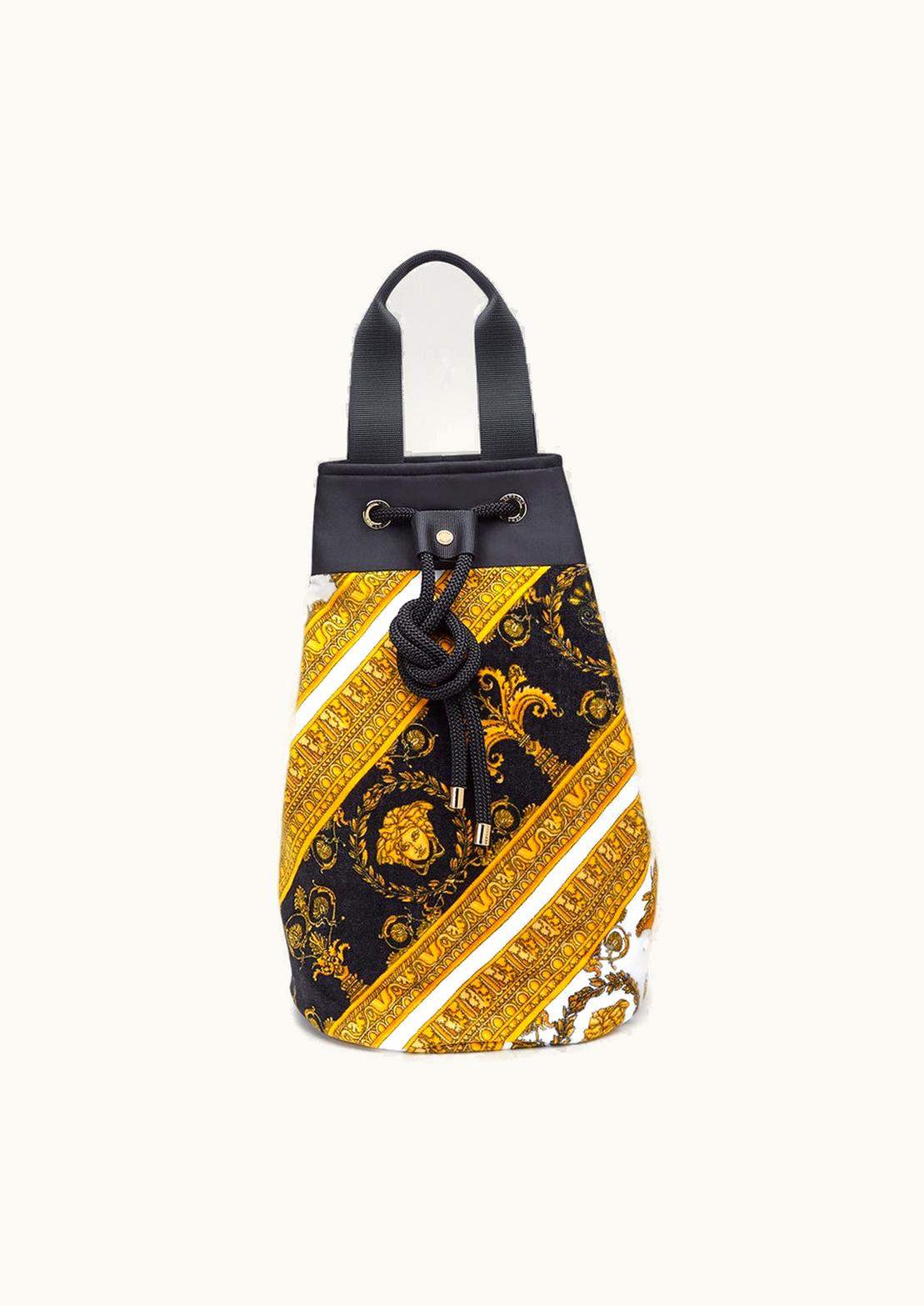 Versace Versace I ♡ Baroque Print Beach Bag Print
