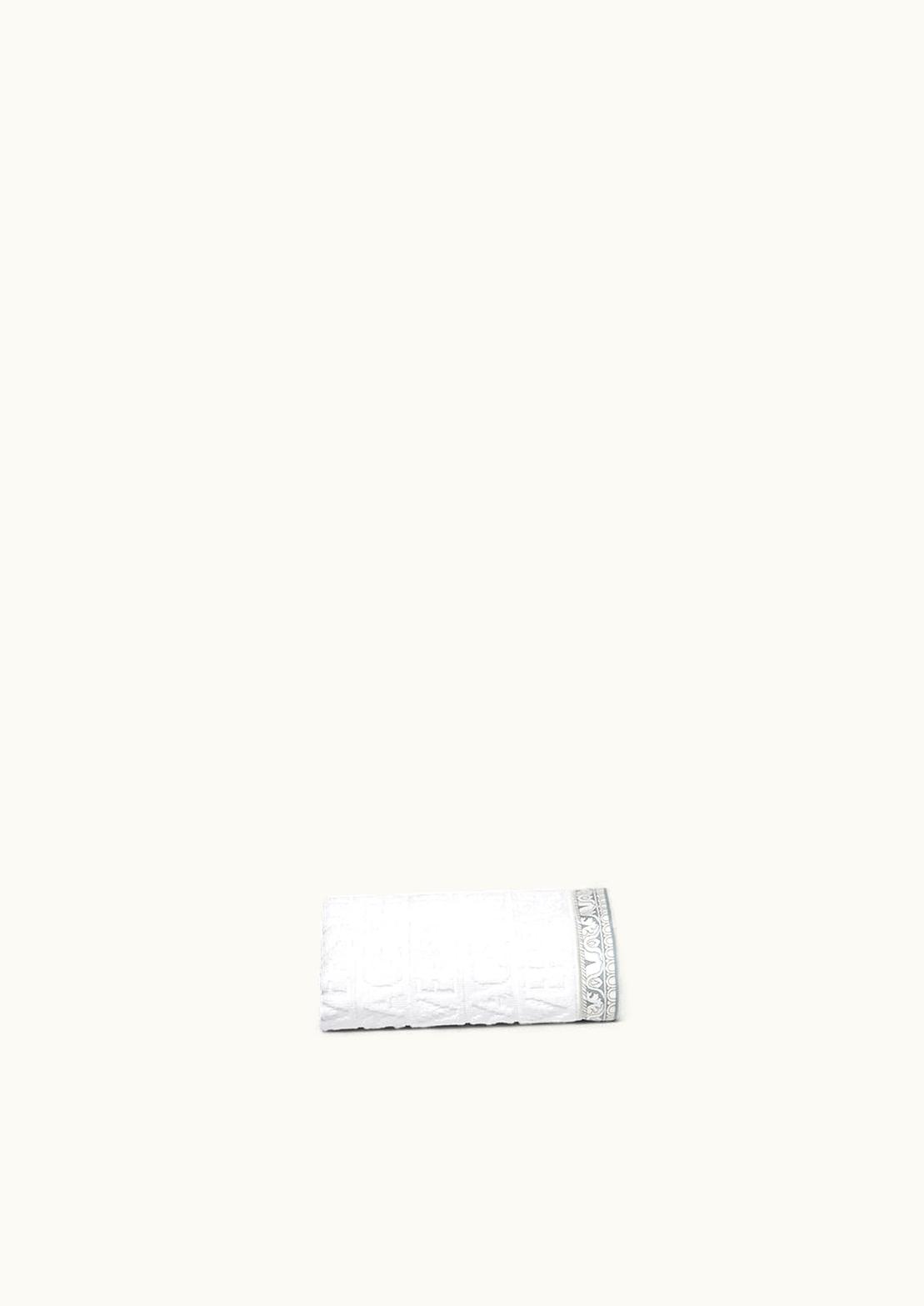 Versace Versace I ♡ Baroque Small Towel White, Silver
