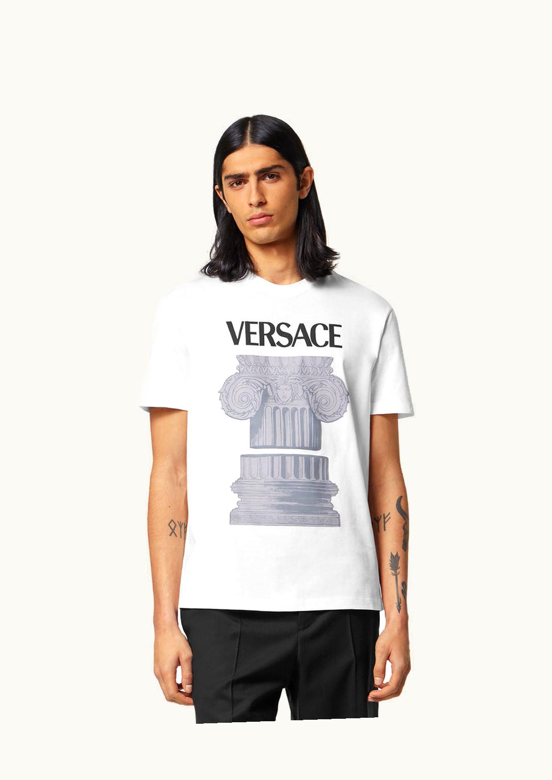 Versace Versace La Colonna T-Shirt White
