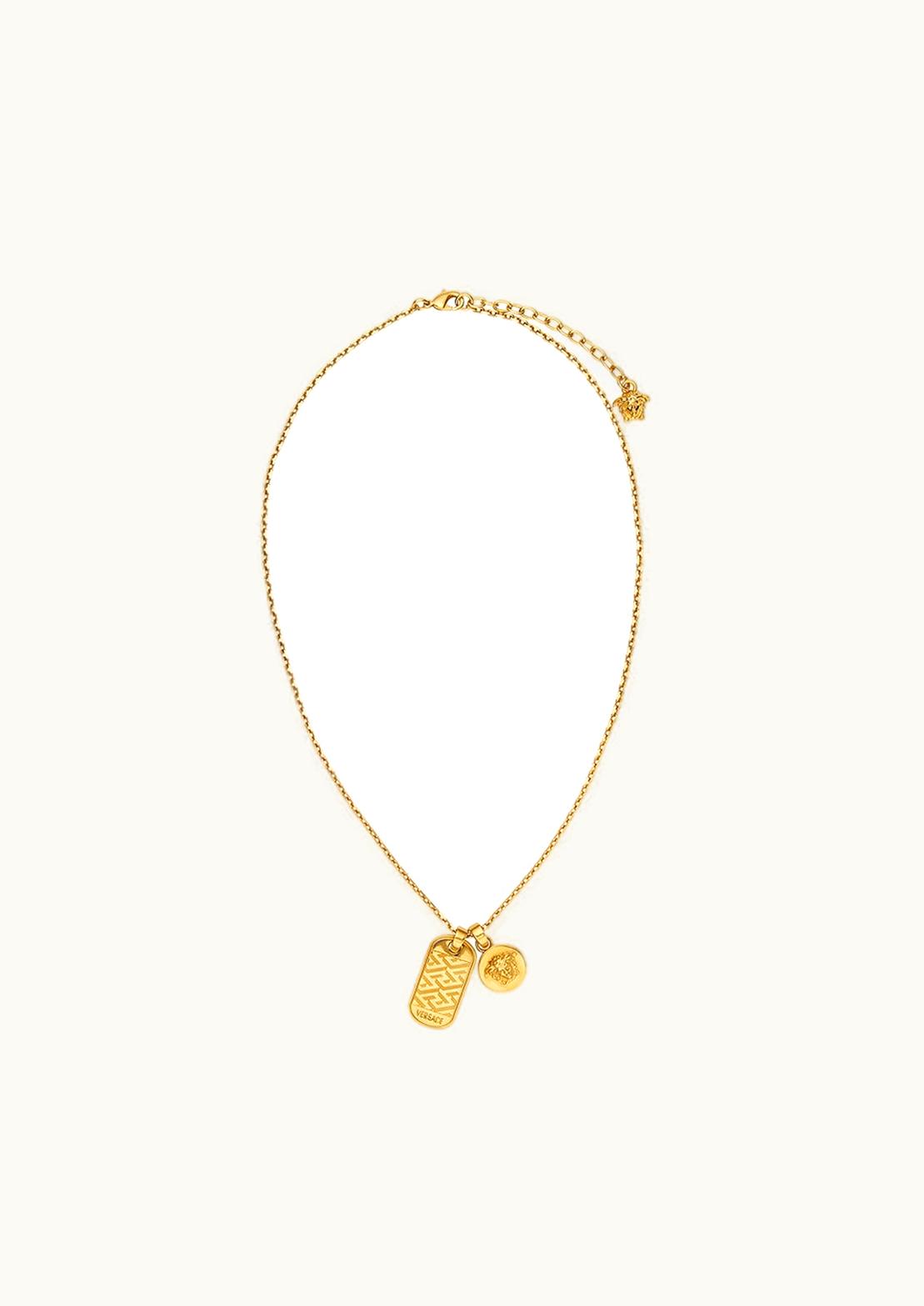 Versace Versace La Greca Tag Necklace Gold