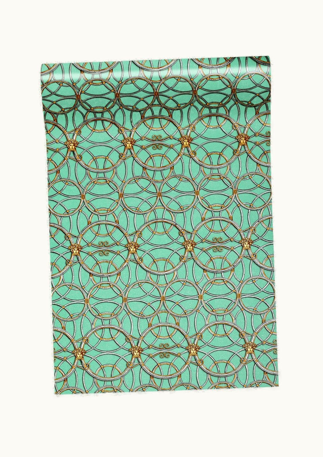 Versace Versace La Scala Del Palazzo Print Wallpaper Green