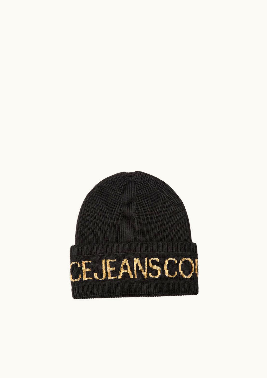 Versace Versace Logo Beanie Black, Gold