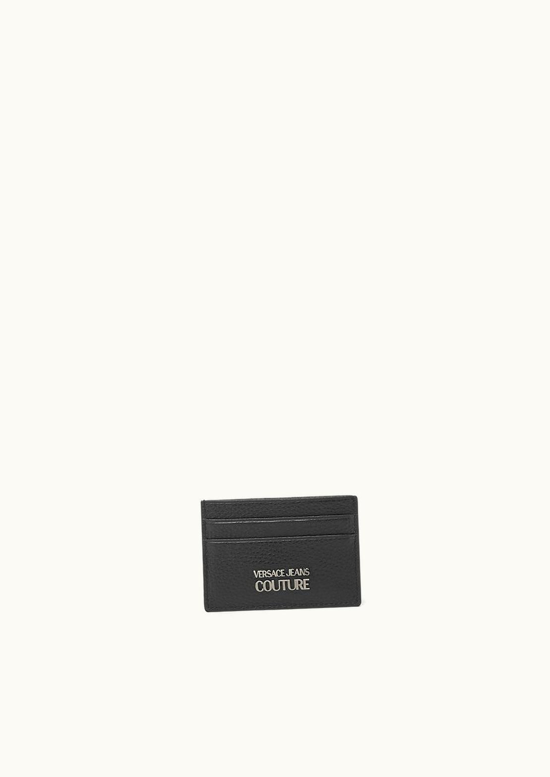 Versace Versace Logo Card Holder Black, White