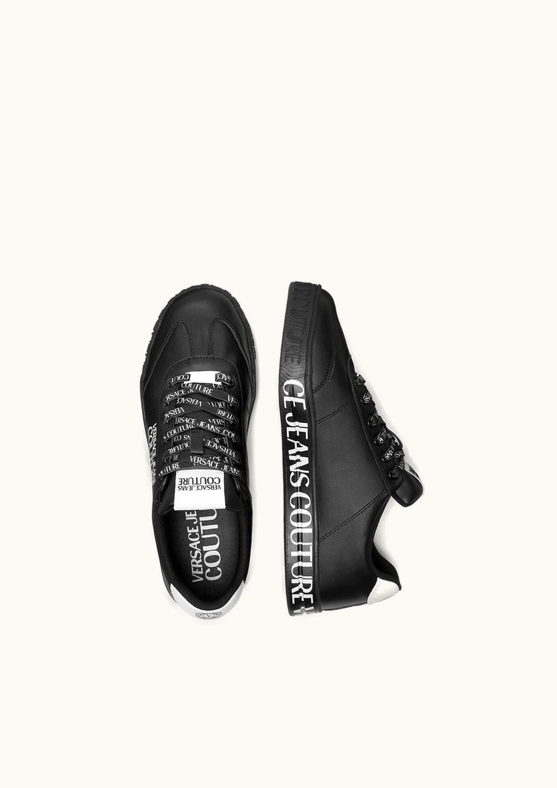 Versace Versace Logo Institutional Court 88 Trainers Black