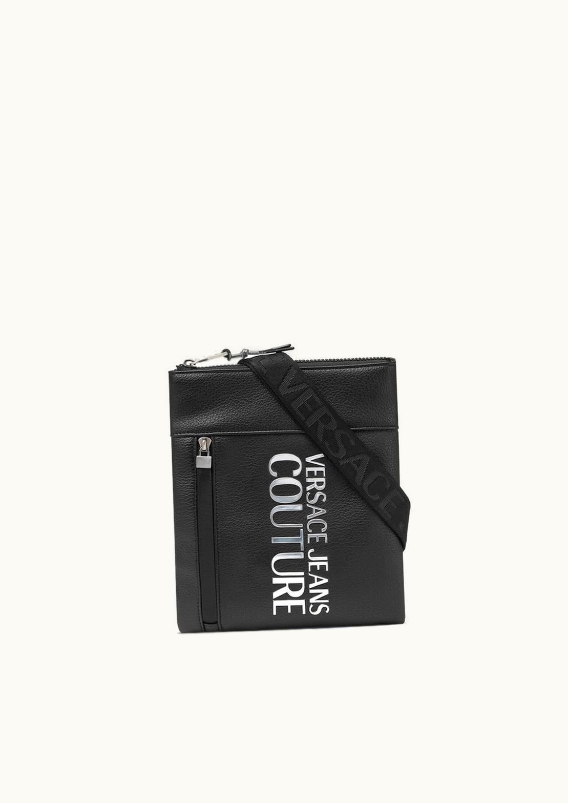 Versace Versace Logo Crossbody Bag Black, White