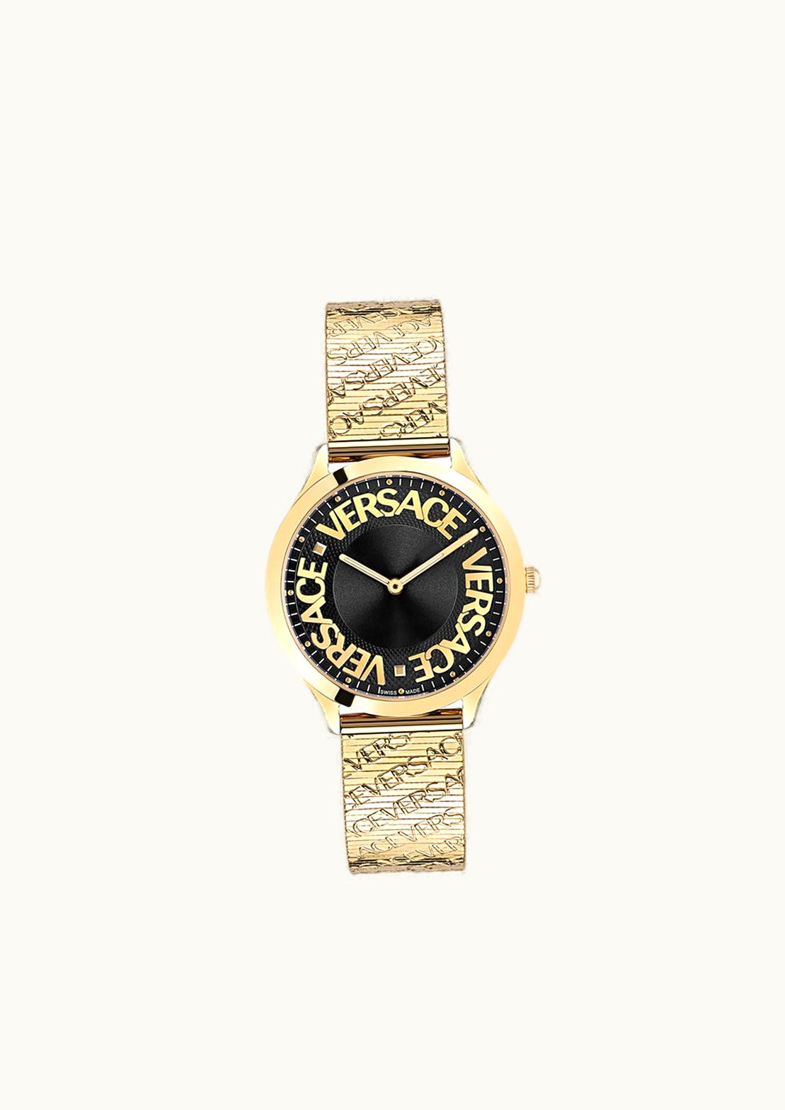 Versace Versace Logo Halo Watch Gold