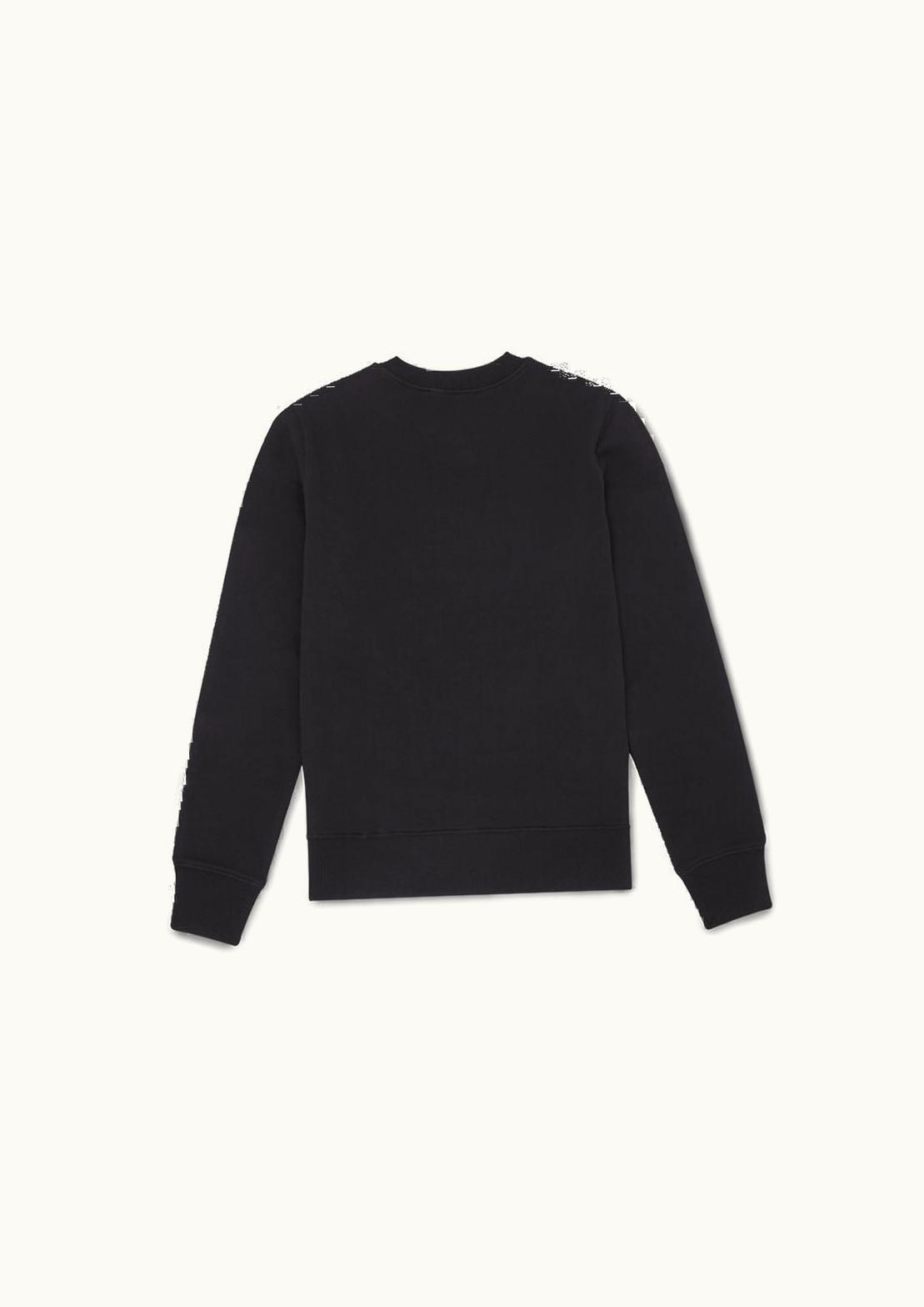 Versace Versace Logo Print Cotton Sweater Black