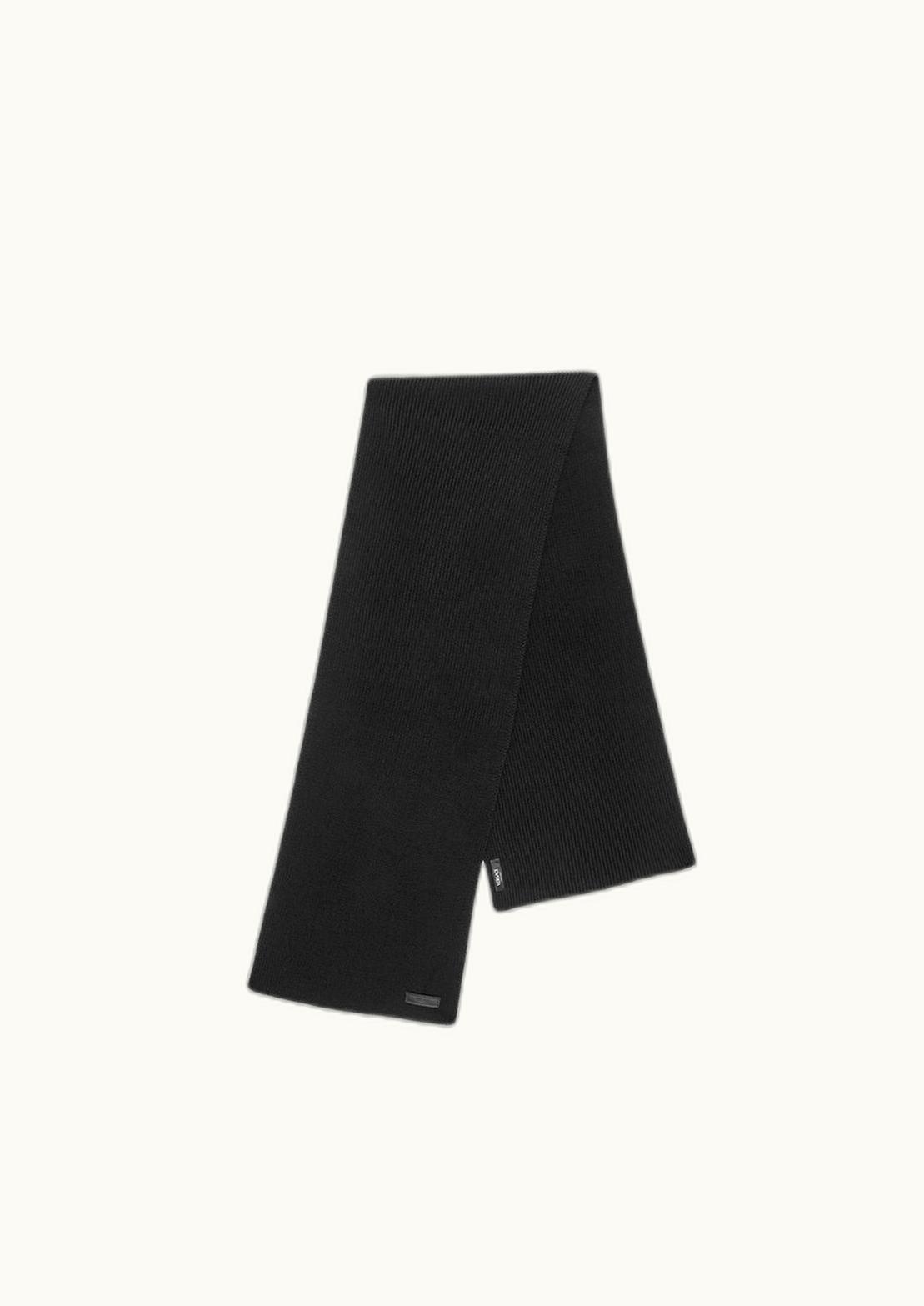 Versace Versace Logo Knit Scarf Black