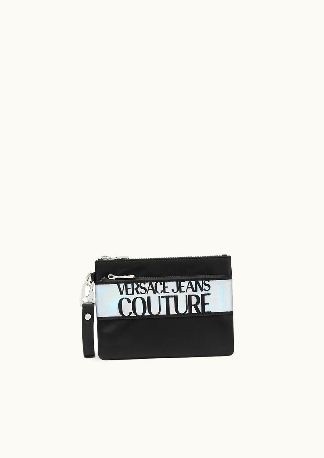 Versace Versace Logo Pouch Black, White