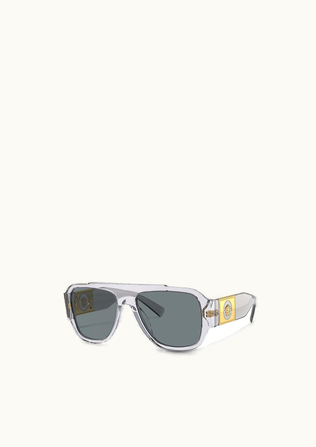 Versace Versace Macy's Aviator Sunglasses Transparent