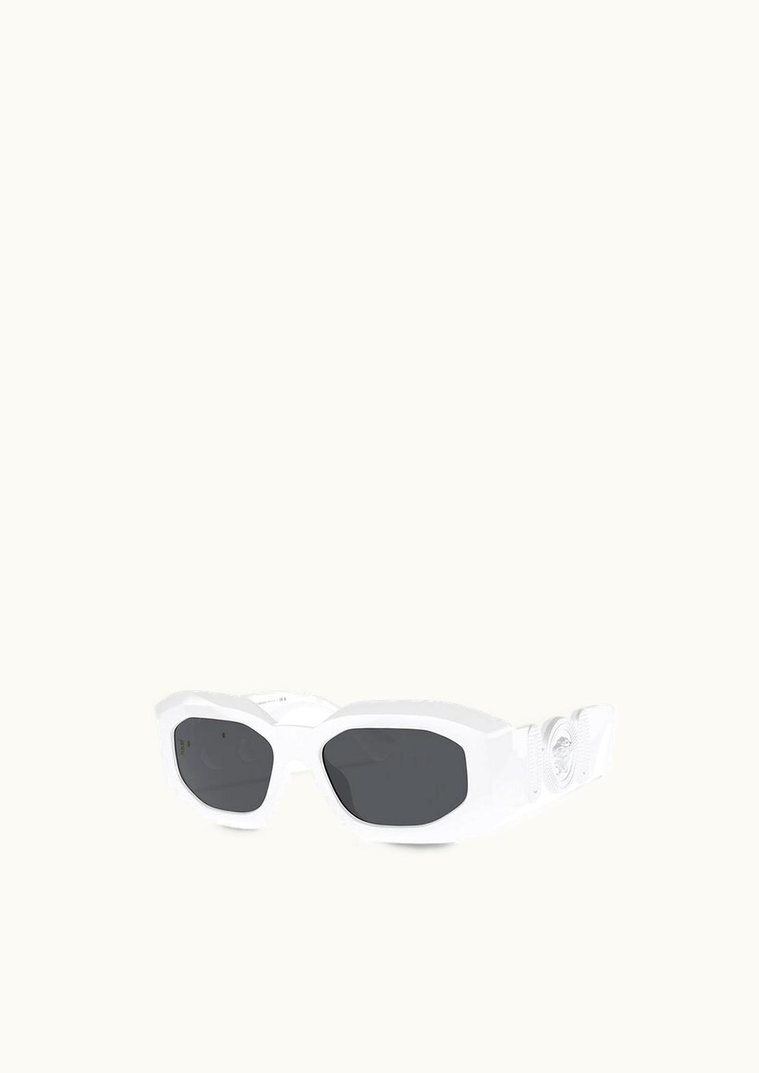 Versace Versace Maxi Medusa Biggie Sunglasses White