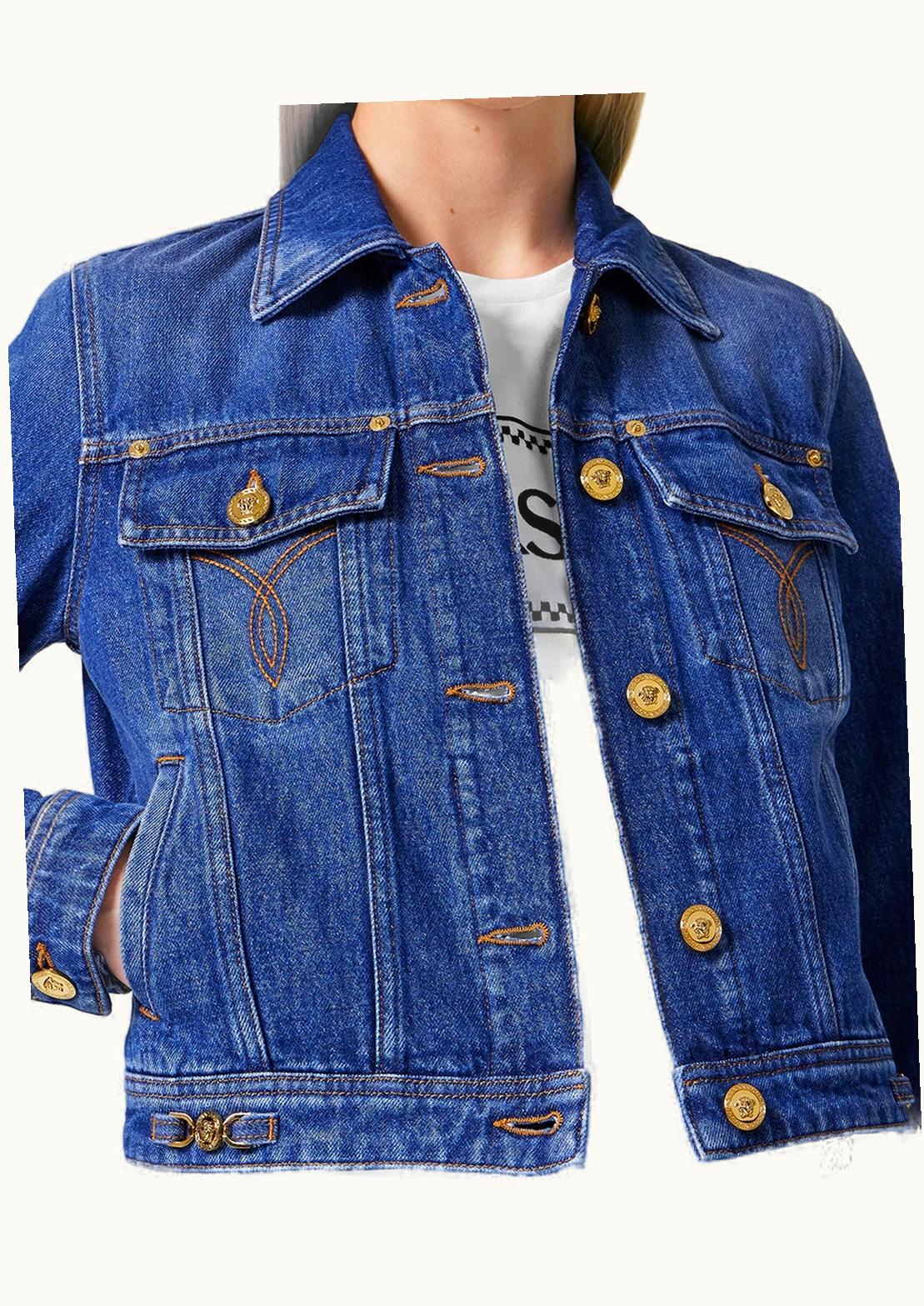 Versace Versace Medusa '95 Denim Jacket Blue