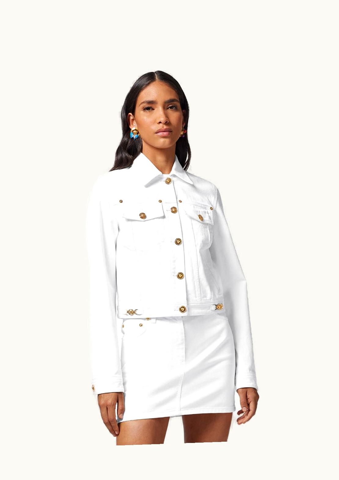 Versace Versace Medusa '95 Denim Jacket White