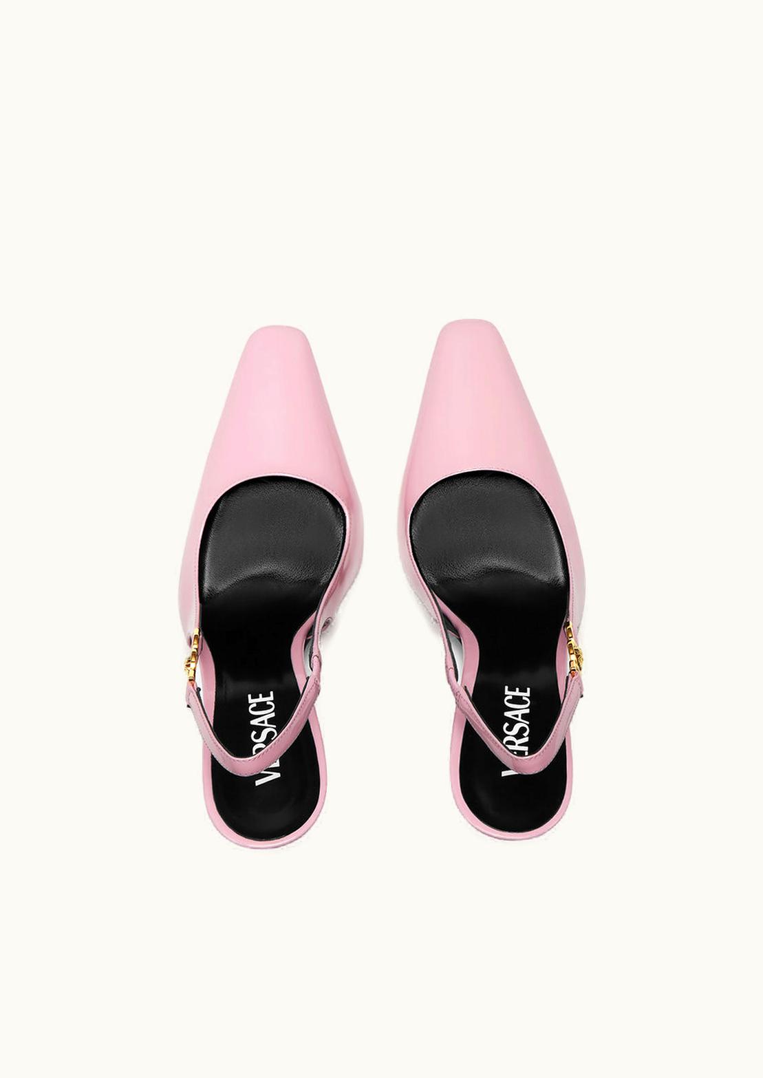 Versace Versace Medusa '95 Patent Leather Slingback Pumps Pink