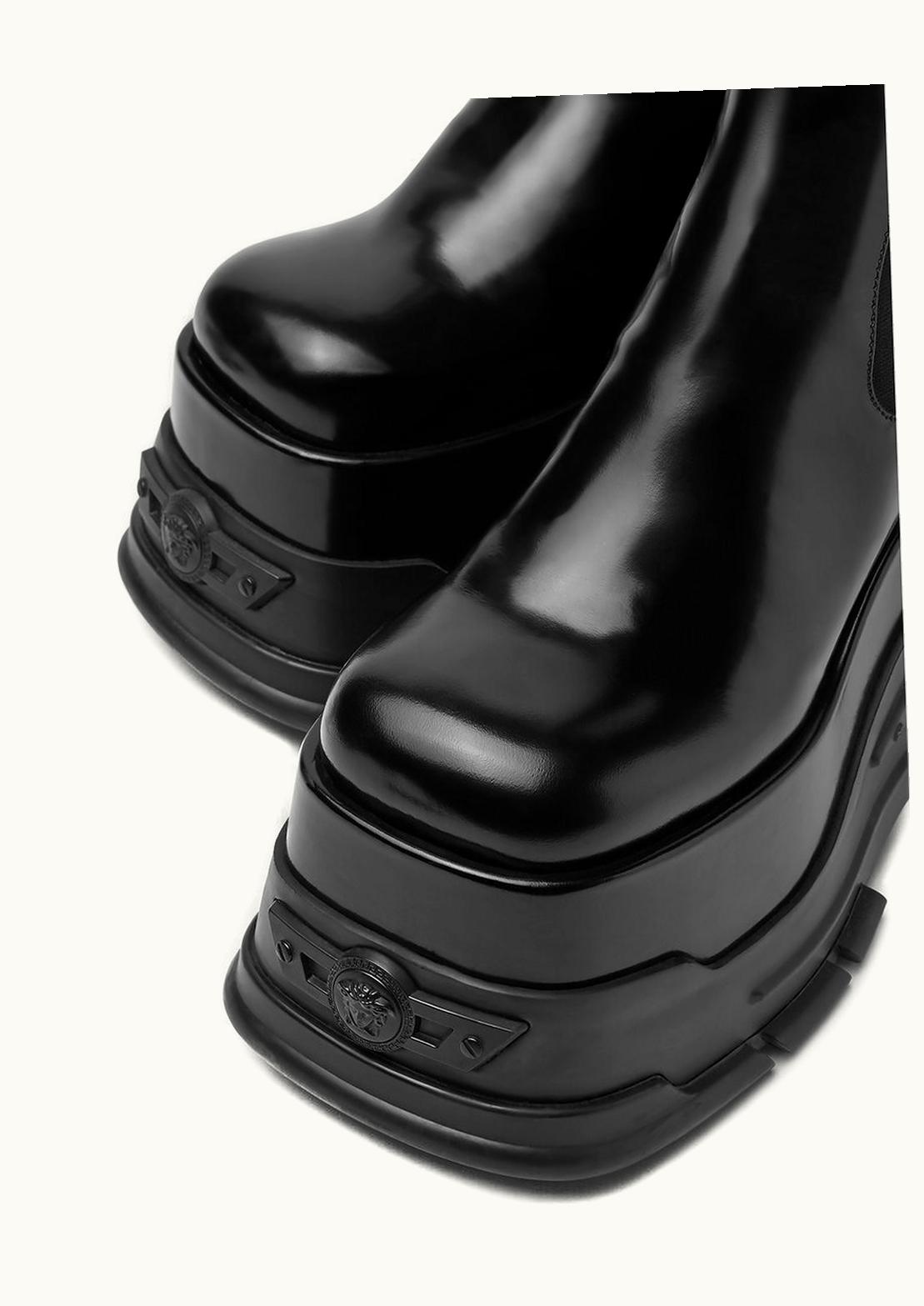 Versace Versace Anthem Medusa Platform Boots Black