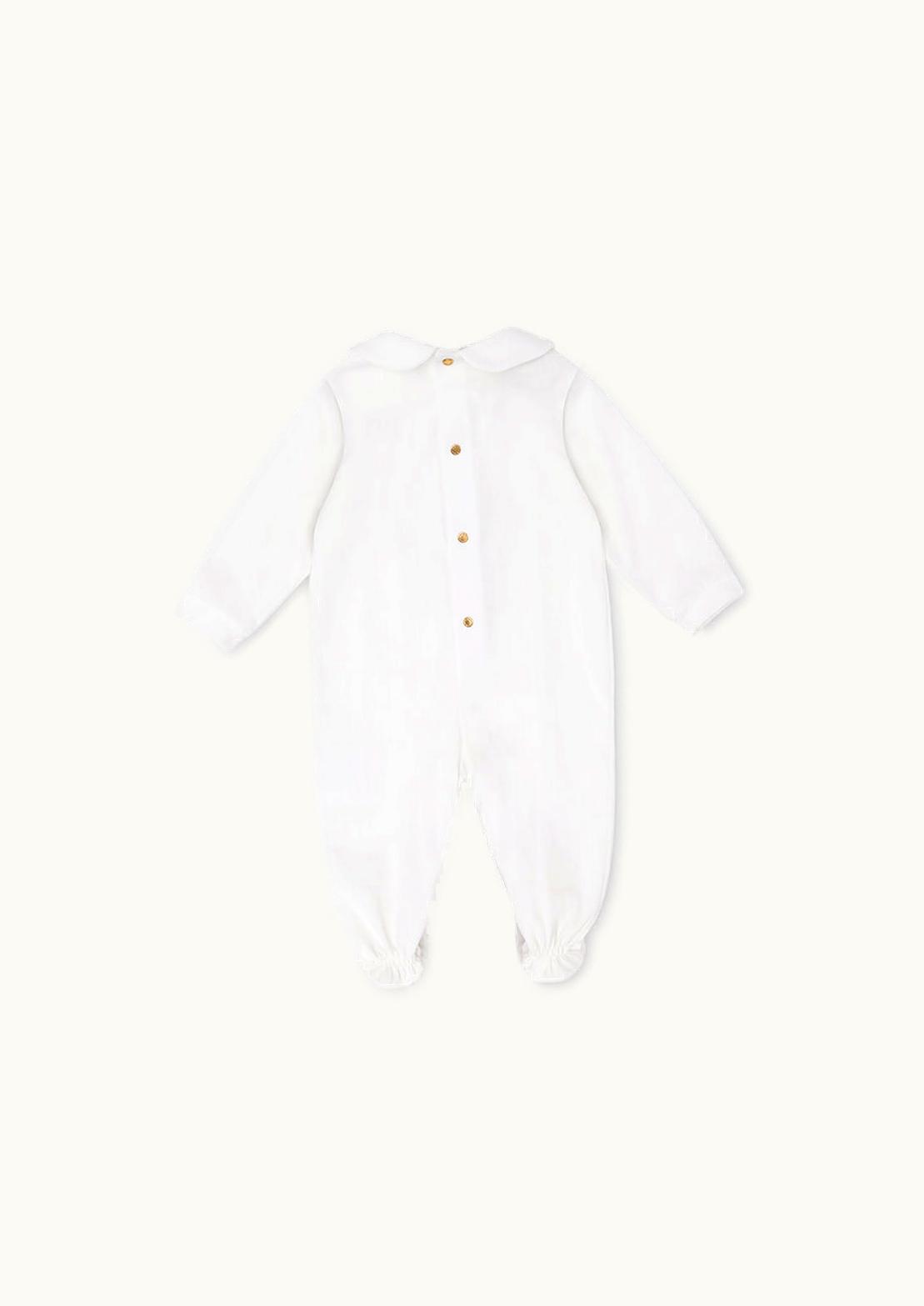 Versace Versace Medusa Baby Sleepsuit White, Print