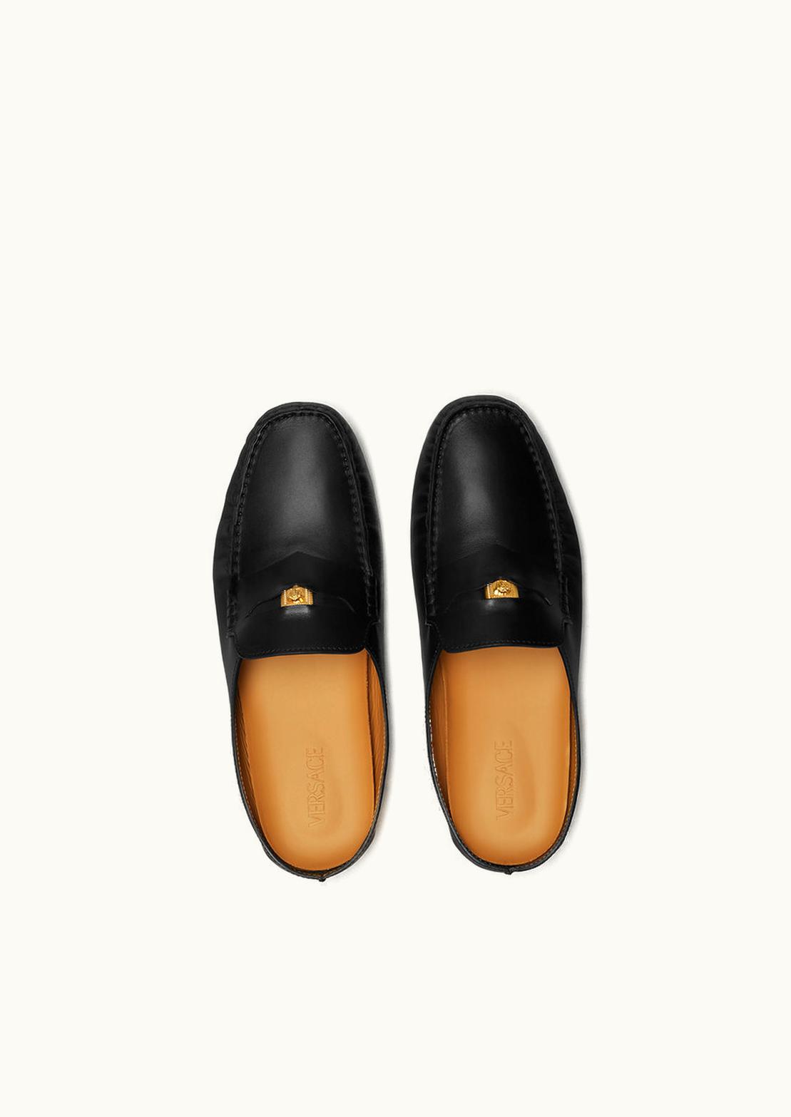Versace Versace Medusa Biggie Driver Loafers Black, Gold