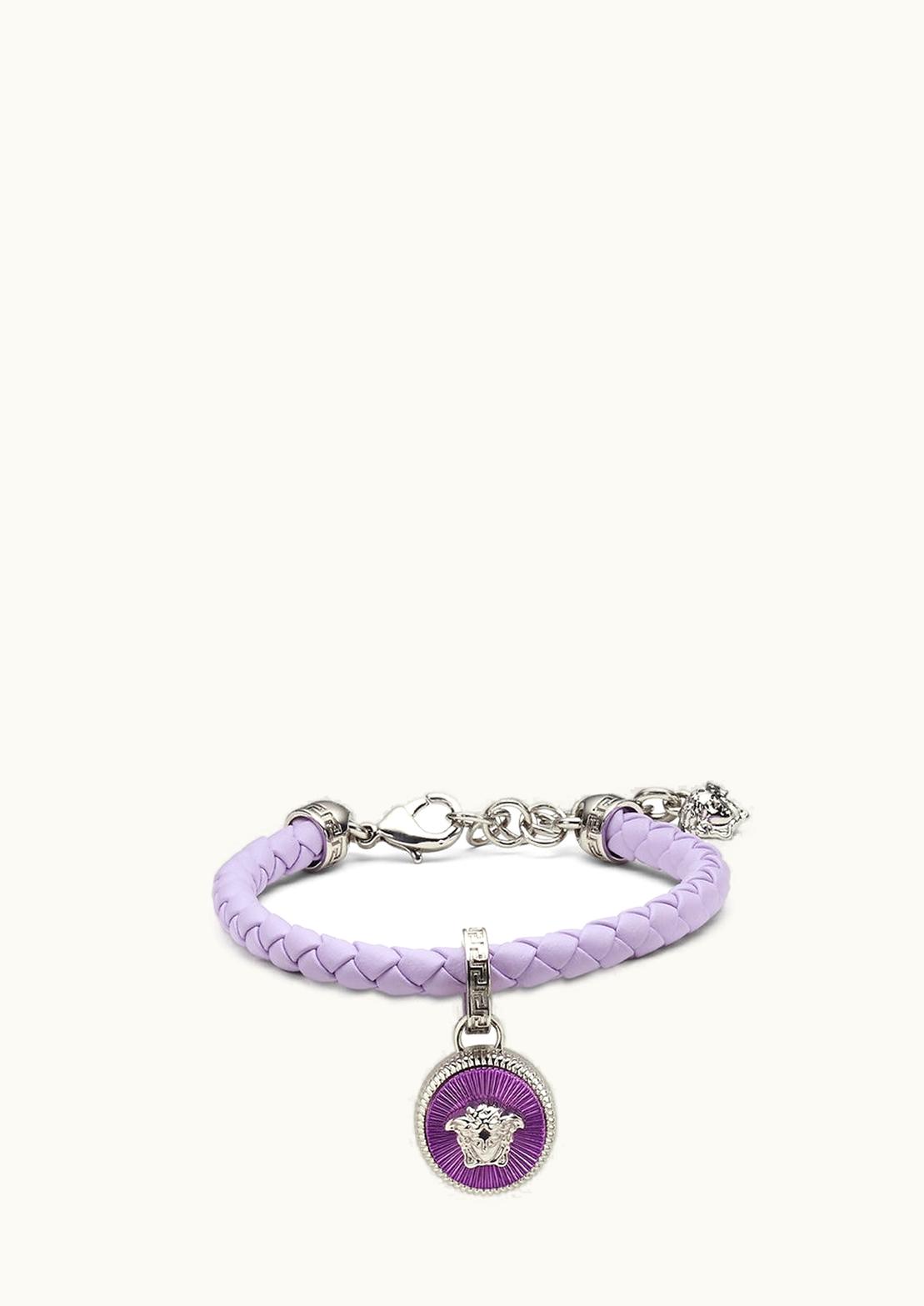 Versace Versace Medusa Biggie Leather Bracelet Blue