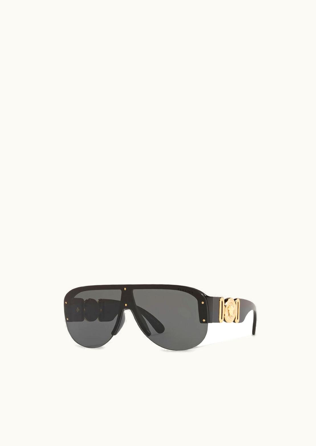 Versace Versace Medusa Biggie Aviator Sunglasses Black