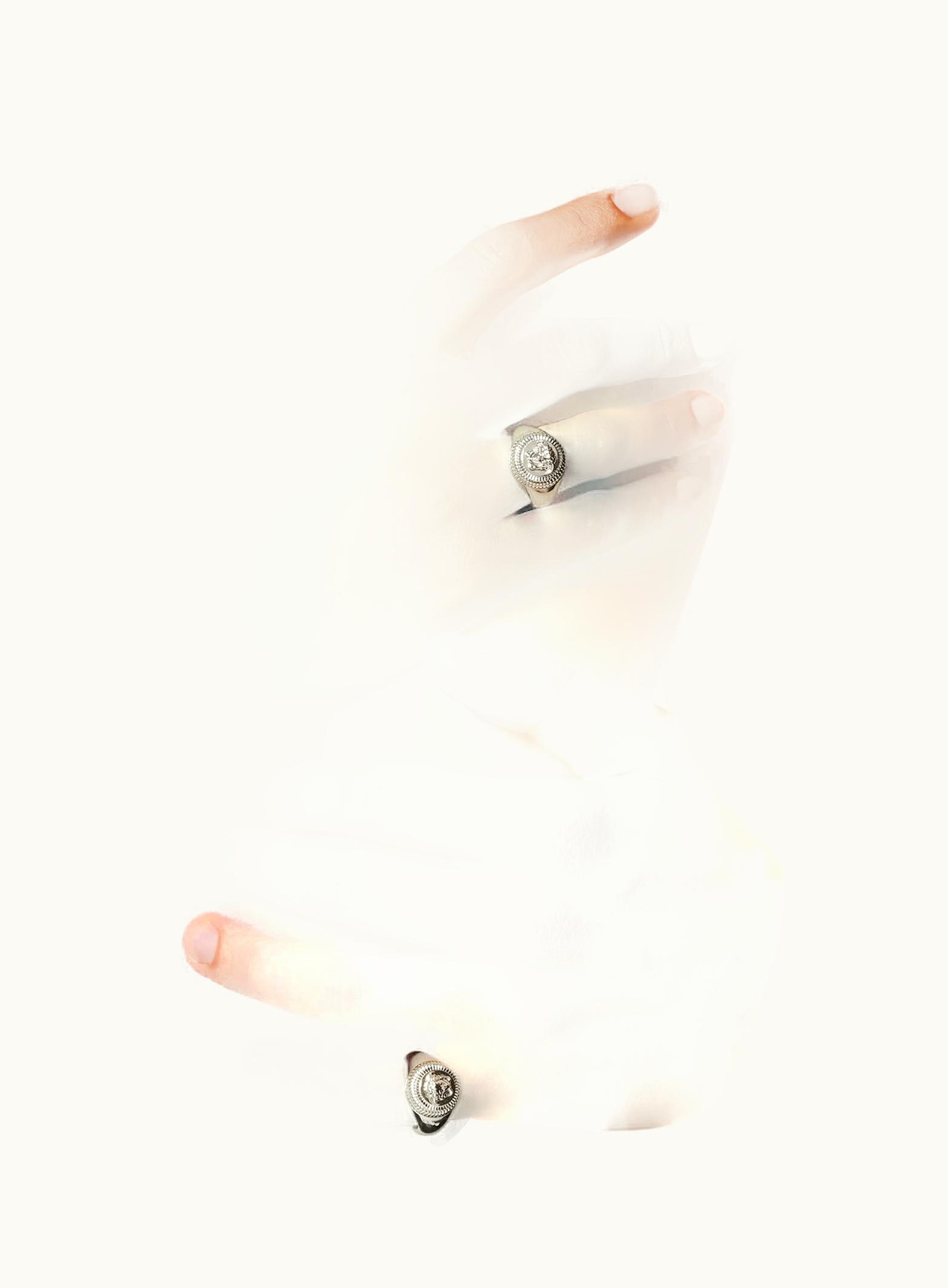 Versace Versace Medusa Biggie Ring Silver