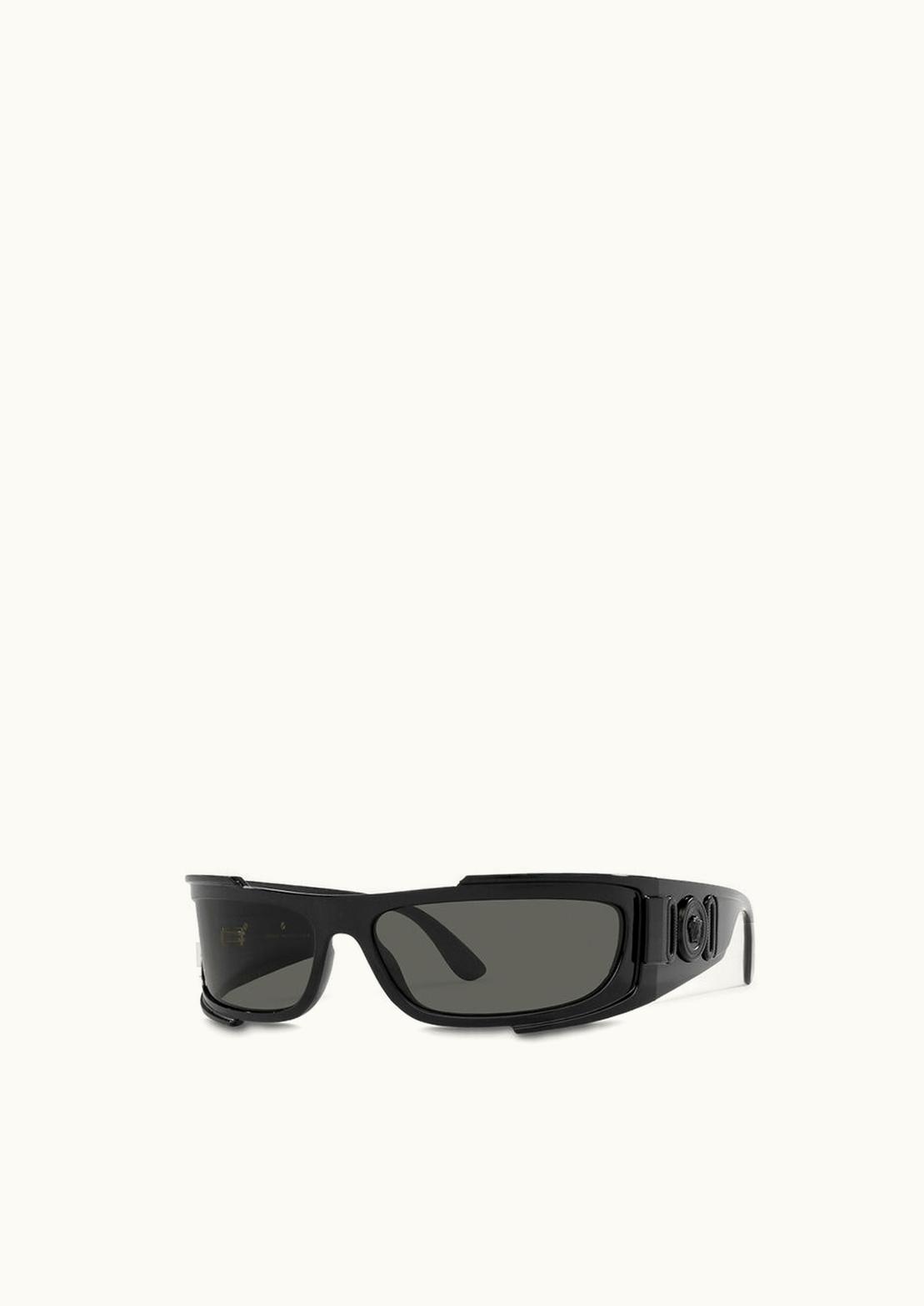 Versace Versace Medusa Biggie Shield Sunglasses Black