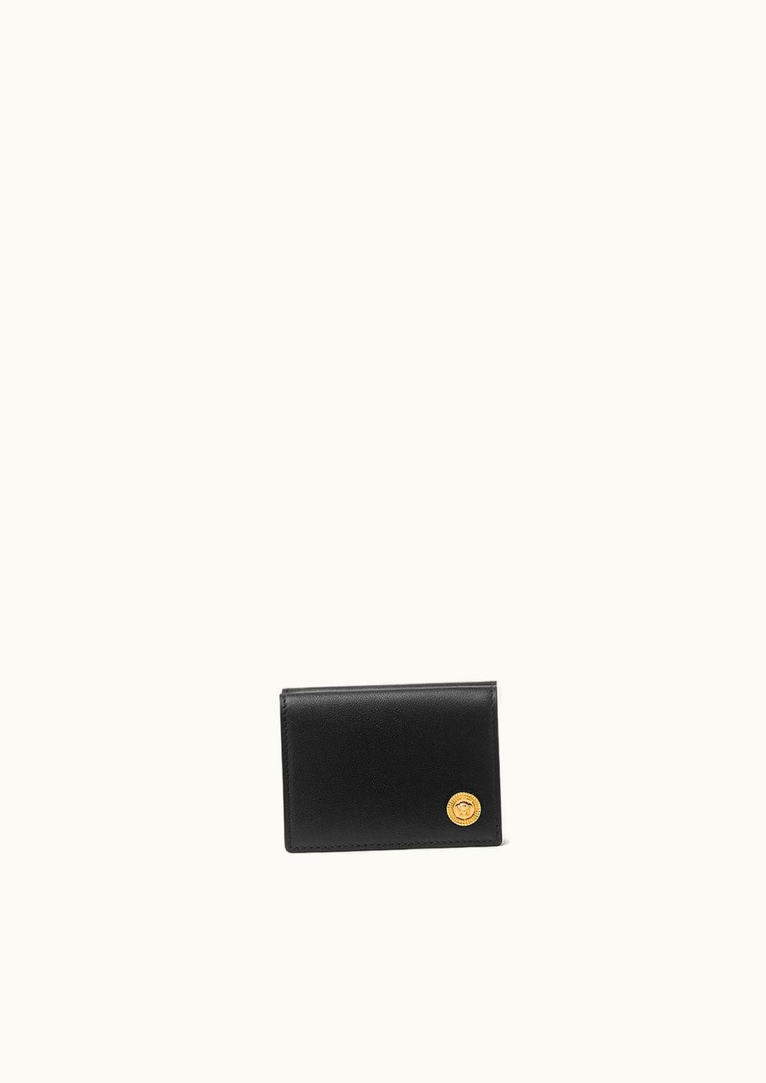 Versace Versace Medusa Biggie Trifold Wallet Black, Gold