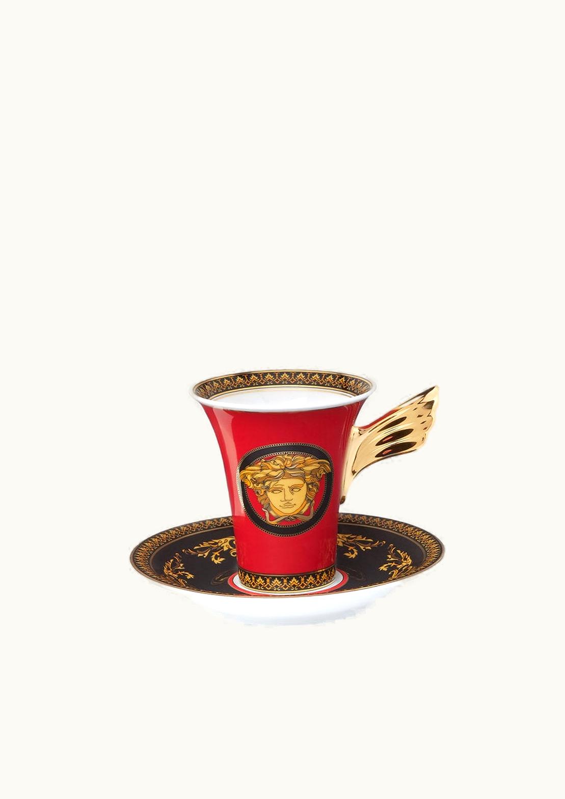 Versace Versace Medusa Coffee Cup & Saucer Gold