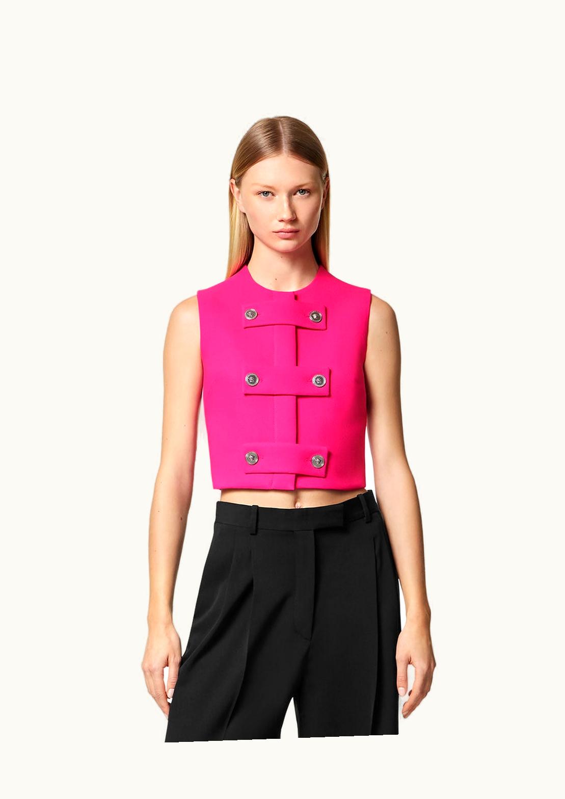 Versace Versace Medusa Crop Top Pink