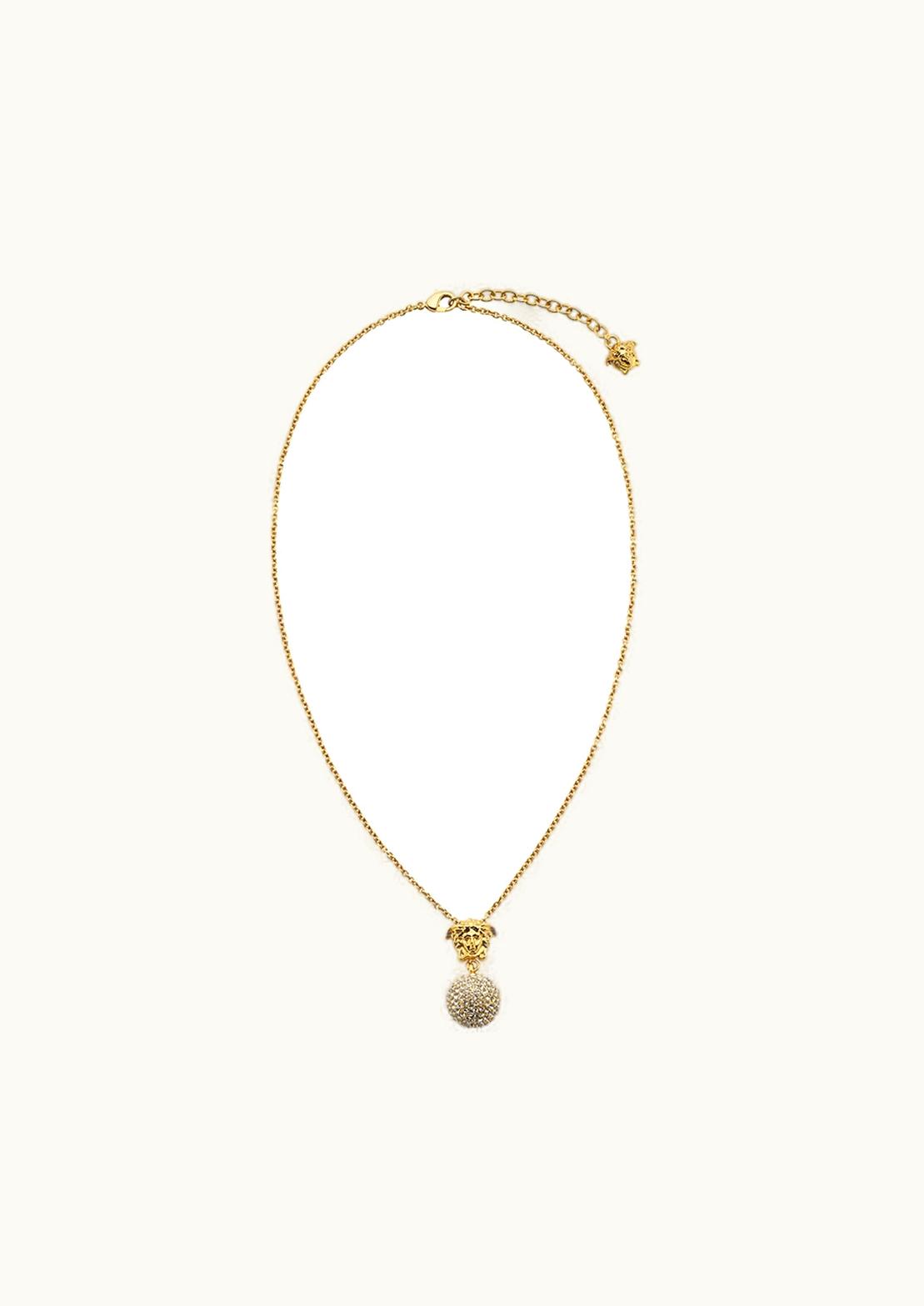 Versace Versace Medusa Crystal Ball Necklace Gold