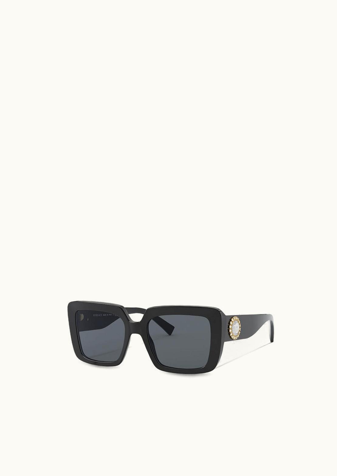 Versace Versace Medusa Crystal Jewel Sunglasses Black