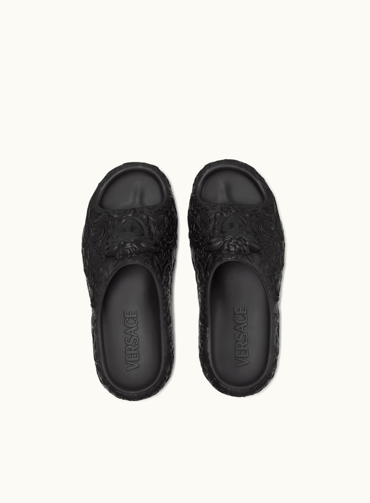 Versace Versace Medusa Dimension Sliders Black