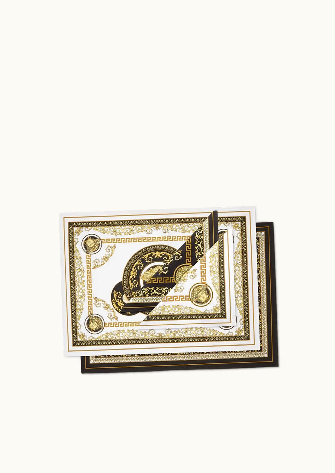 Versace Versace Medusa Gala Napkin & Placemat Set Print