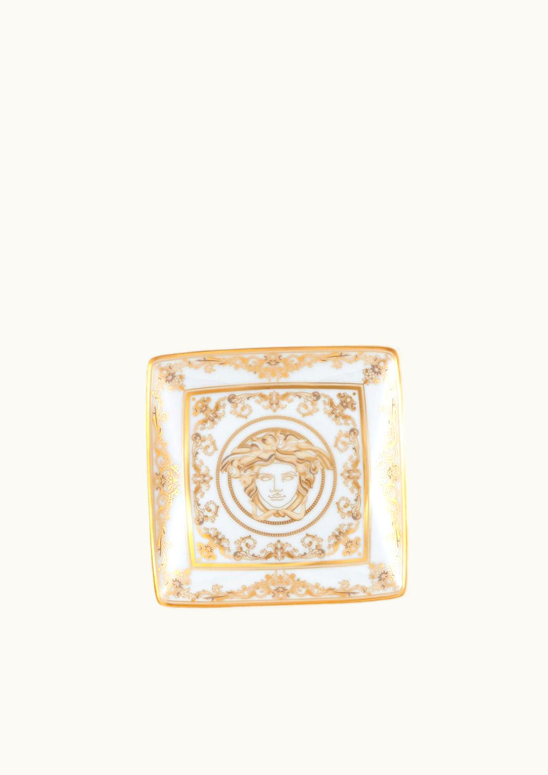 Versace Versace Medusa Gala Square Plate 11, 5 CM White