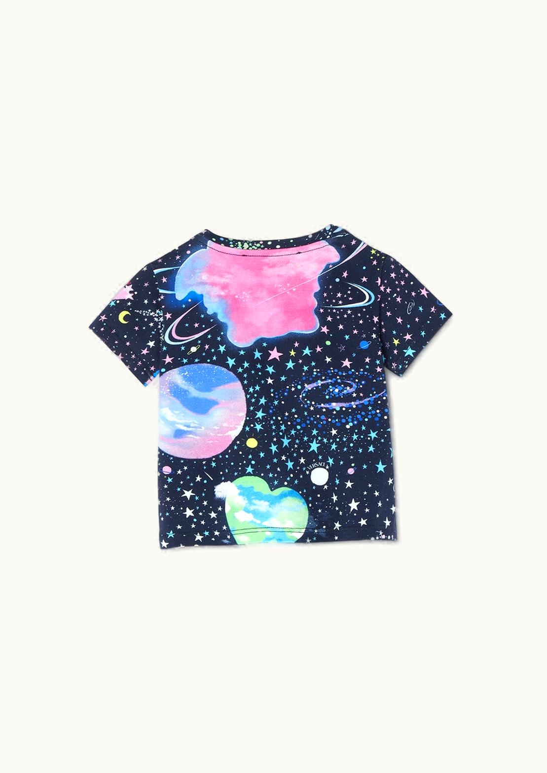Versace Versace Medusa Galaxy Baby T-Shirt Print